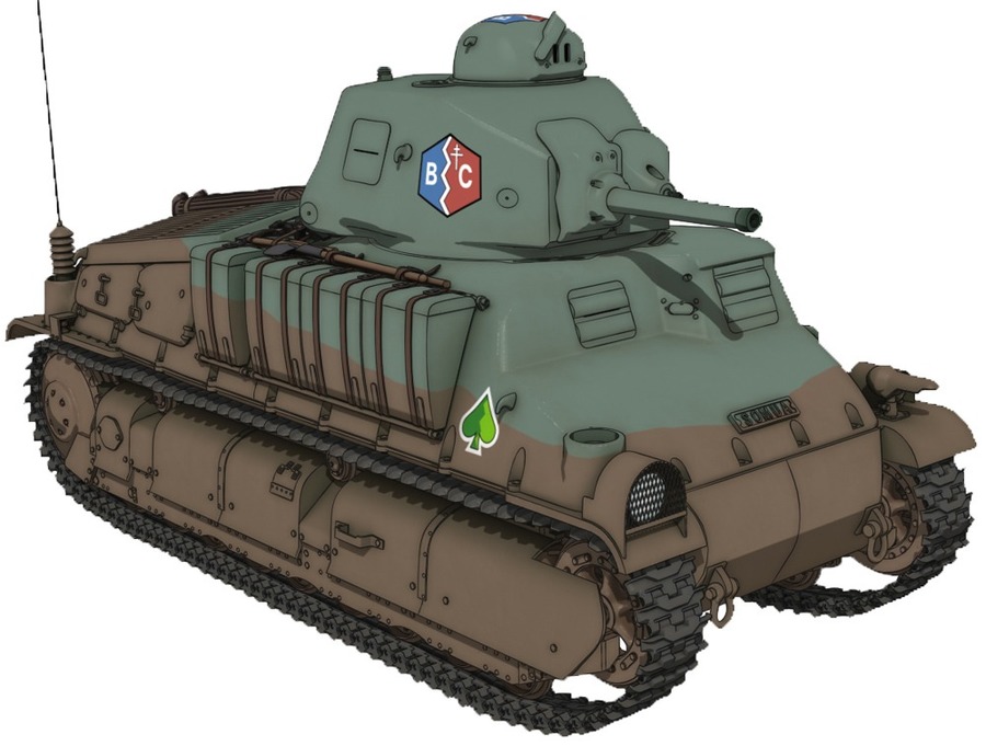 ソミュアS35(C)GIRLS und PANZER Finale Projekt