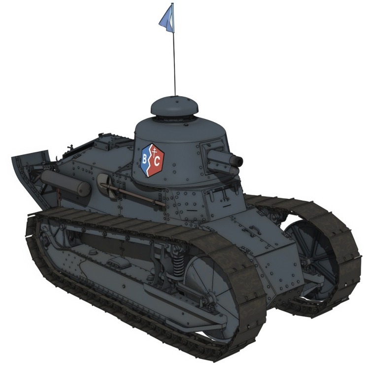 ルノーFT17(C)GIRLS und PANZER Finale Projekt