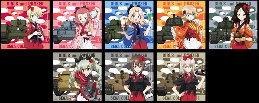 「マイクロファイバータオルA（全9種・ランダム）」600円（税込）(C)GIRLS und PANZER Finale Projekt (C)SEGA