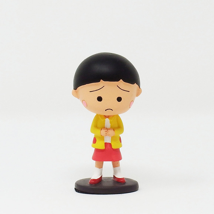 「CHIBI MARUKO CHAN WORLD SQUARE」フィギュア（髪が短いまる子） 2,800円＋税 (C)S.P/N.A