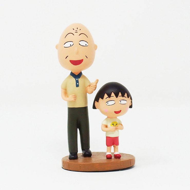 「CHIBI MARUKO CHAN WORLD SQUARE」フィギュア（まる子とおじいちゃん） 3,800円＋税(C)S.P/N.A