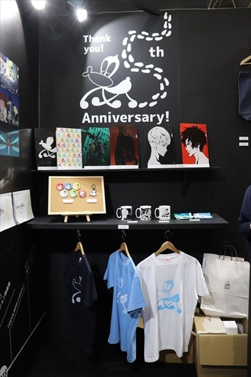 「DEVILMAN crybaby」のサイエンスSARUブース、複製原画が