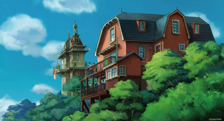 「ジブリパーク」基本デザイン「青春の丘エリア」(C)Studio Ghibli