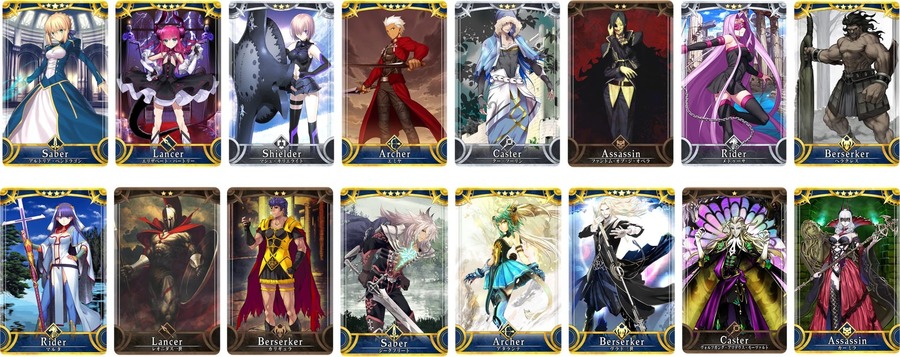 『Fate/Grand Order Arcade』発表された初期実装サーヴァント16騎(C)TYPE-MOON / FGO ARCADE PROJECT