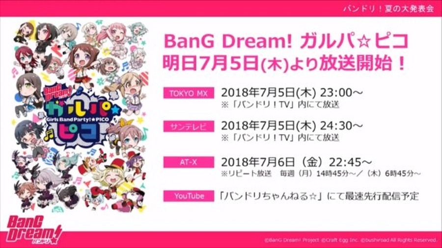 『バンドリ！』新アニメ主題歌「ピコっと！パピっと！！ガルパ☆ピコ！！！」の収録が決定！オープニング映像も先行公開