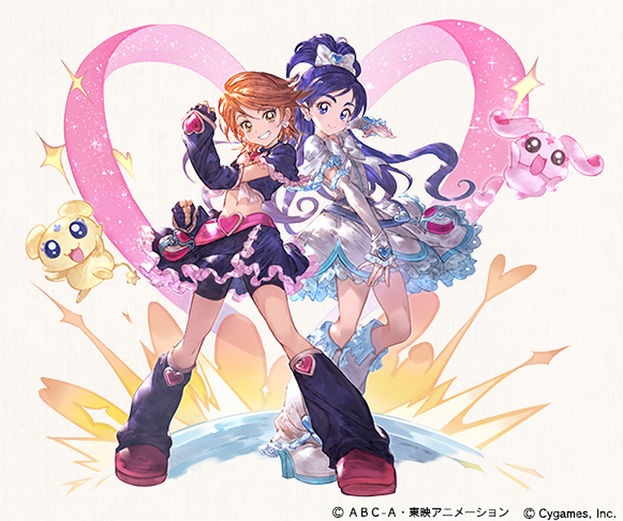 『グラブル』×『ふたりはプリキュア』コラボイベントのタイトルが発表！メップルやミップルの単体イラストも公開