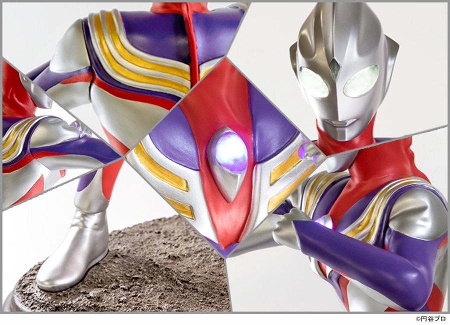 「プレミアムライティングフィギュア ウルトラマンティガ」38,000円 (税別)（C)円谷プロ