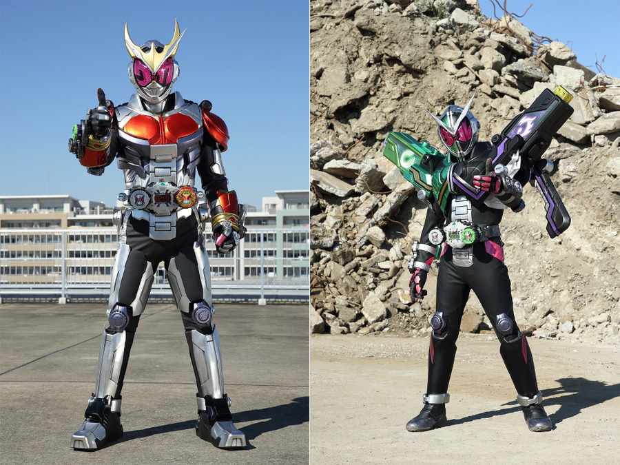 『平成仮面ライダー20作記念 仮面ライダー平成ジェネレーションズ FOREVER』クウガアーマー＆Wアーマー(C)石森プロ・テレビ朝日・ADK・東映