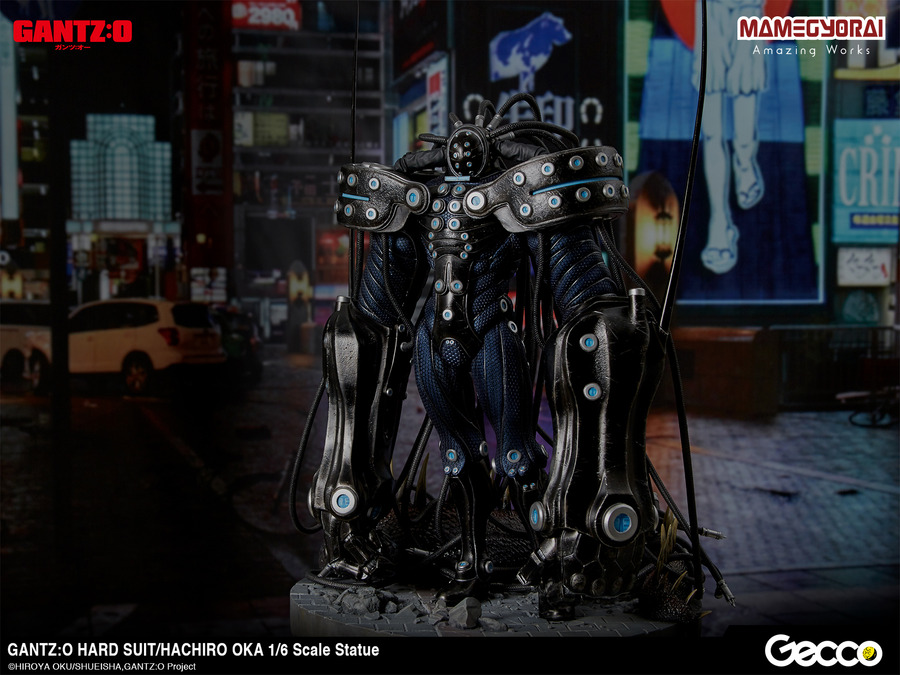 「GANTZ:O/ ハードスーツ岡八郎1/6スケールスタチュー」の価格は、128,000円(税込)（C）奥浩哉／集英社・「GANTZ:O」製作委員会