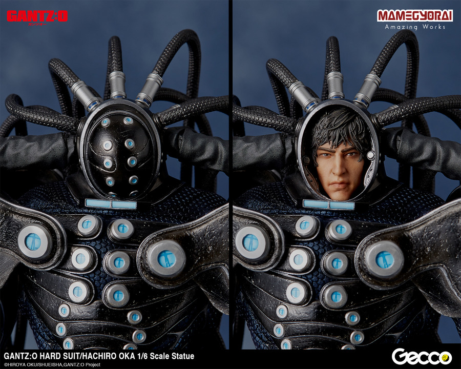 「GANTZ:O/ ハードスーツ岡八郎1/6スケールスタチュー」の価格は、128,000円(税込)（C）奥浩哉／集英社・「GANTZ:O」製作委員会