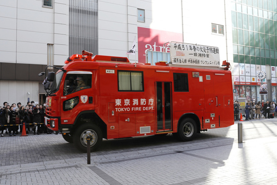 『炎炎ノ消防隊』神田消防署 一日消防官イベント（C）大久保篤・講談社／特殊消防隊動画広報課