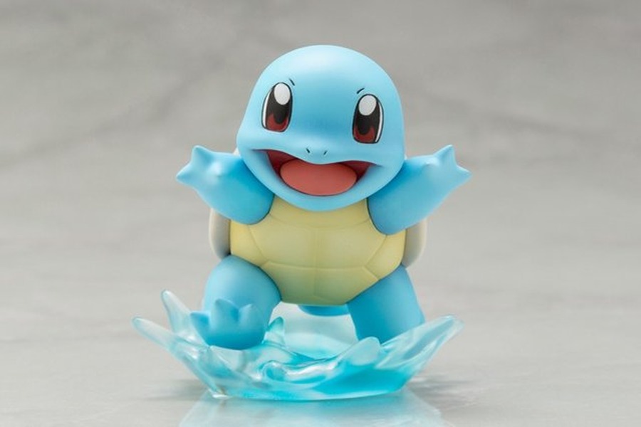 『ポケモン』リーフ＆ゼニガメがフィギュアになって登場！「旅のはじまり」を感じられる爽やかなワンシーン