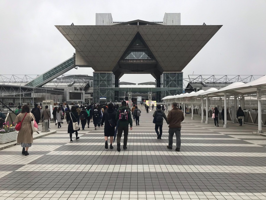 「AnimeJapan 2019」会場の東京ビッグサイト