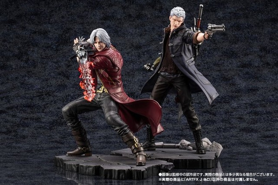 『デビル メイ クライ 5』最強の悪魔狩人「ダンテ」と若きデビルハンター「ネロ」が1/8フィギュアになって登場！