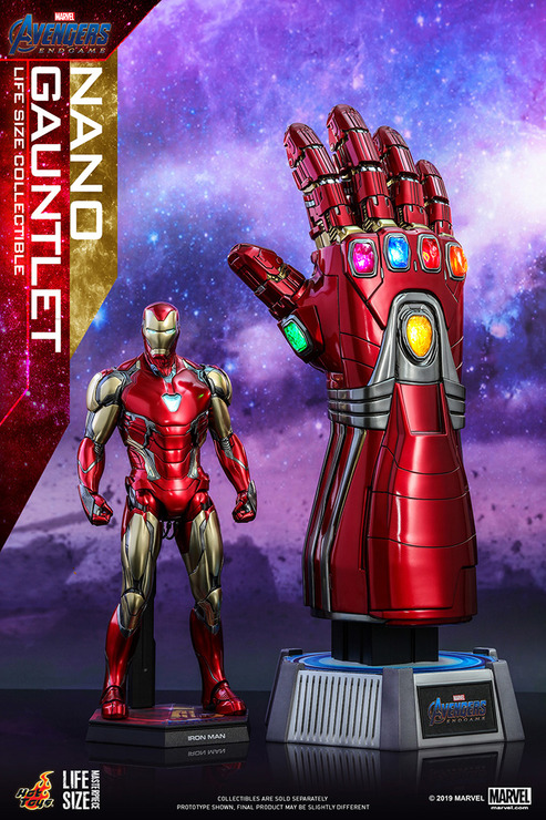 「【ライフサイズ・マスターピース】『アベンジャーズ／エンドゲーム』1／1スケールレプリカ　ナノ・ガントレット」55,000円（税込）（c） 2019 Marvel.