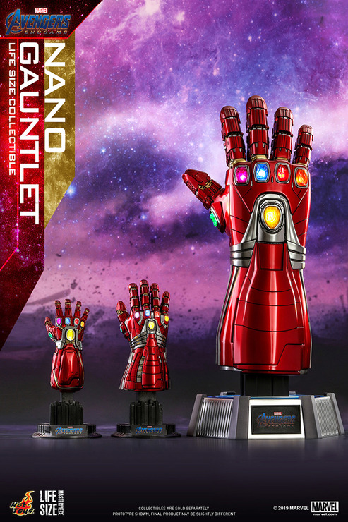 「【ライフサイズ・マスターピース】『アベンジャーズ／エンドゲーム』1／1スケールレプリカ　ナノ・ガントレット」55,000円（税込）（c） 2019 Marvel.