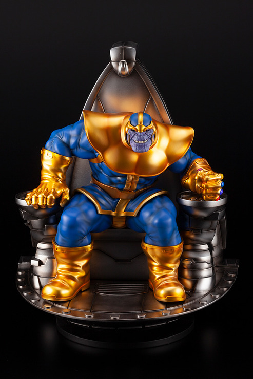 「サノス オン スペーススローン ファインアートスタチュー」48,000円（税抜）（C）2019 MARVEL