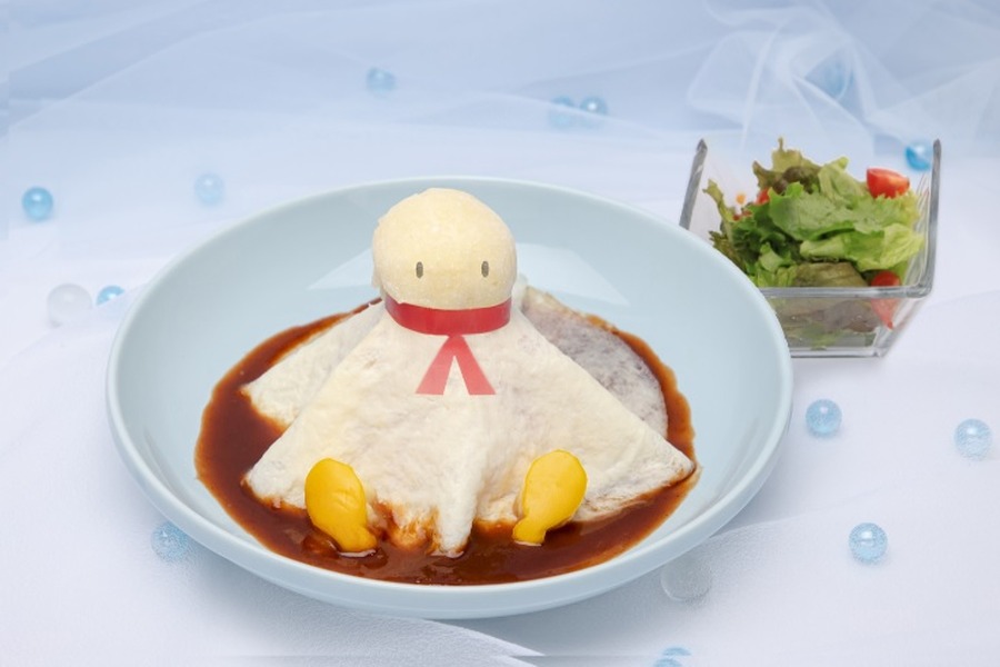 「天気の子カフェ」てるてるオムライス　1,490円（C）2019「天気の子」製作委員会