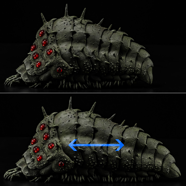 「【千値練】タケヤ式自在置物　風の谷のナウシカ　王蟲」35,200円(税込)（C）Studio Ghibli（C）竹谷隆之・山口隆