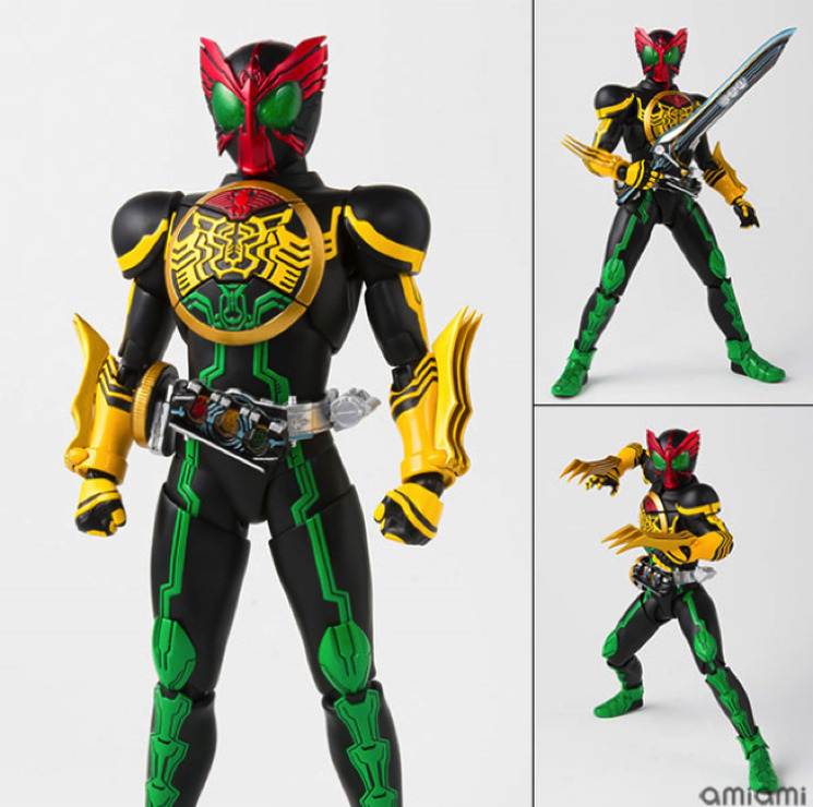 「S.H.Figuarts (真骨彫製法) 仮面ライダーオーズ タトバ コンボ 『仮面ライダーオーズ／OOO』」6,600円（C）石森プロ・東映