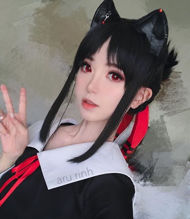 「かぐや様は告らせたい」2期に海外ファンも歓喜！人気コスプレイヤーが披露した“猫耳かぐや様”に反響