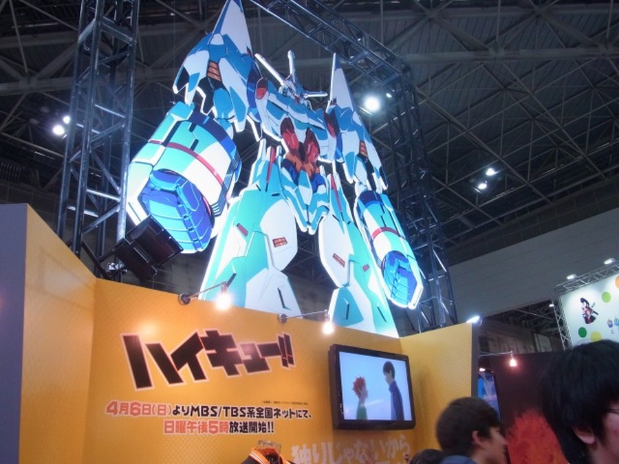 [AnimeJapan 2014ブースレポ]　電通ブースにそびえ立つ巨人の正体は？