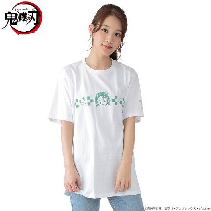 「ゆるっと鬼滅の刃　モチーフ柄Ｔシャツ」各3,850円（税込）(C)吾峠呼世晴／集英社・アニプレックス・ufotable