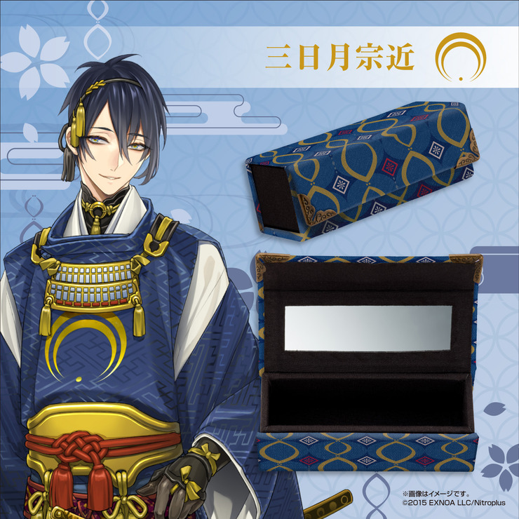 「刀剣乱舞-ONLINE- 紅入れつきリップクリーム」三日月宗近 2,420円(税込)(C)2015 EXNOA LLC/Nitroplus