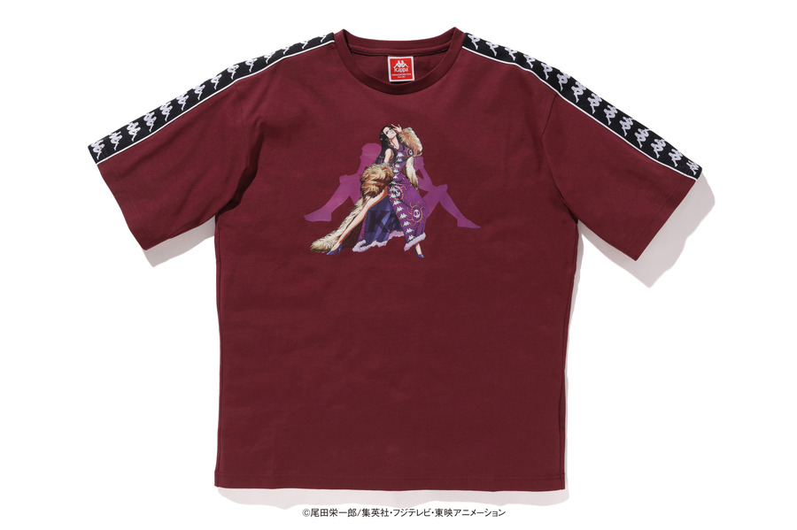 「ワンピース」×Kappaコラボフーディ・Tシャツ フーディ各9,800円（税抜き）Tシャツ各5,900円（税抜き）（C）尾田栄一郎／集英社・フジテレビ・東映アニメーション