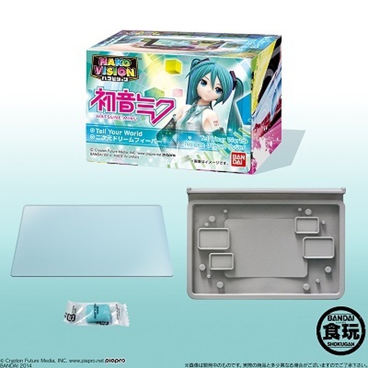 「初音ミク」3Dホログラムライブが500円で手のひらに　ハコビジョン第3弾