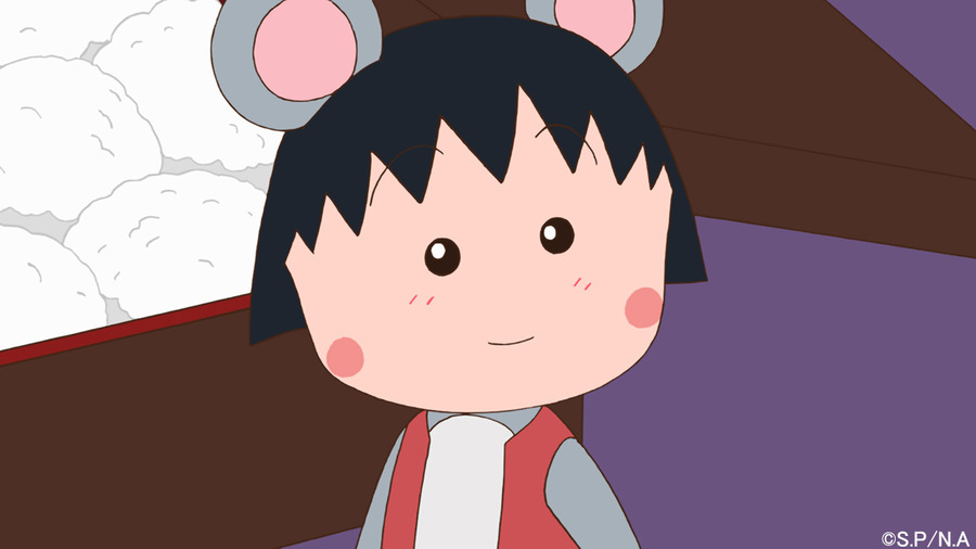 『ちびまる子ちゃん』秋のお楽しみメニュー「まる子の昔ばなし」場面カット（C）さくらプロダクション/日本アニメーション