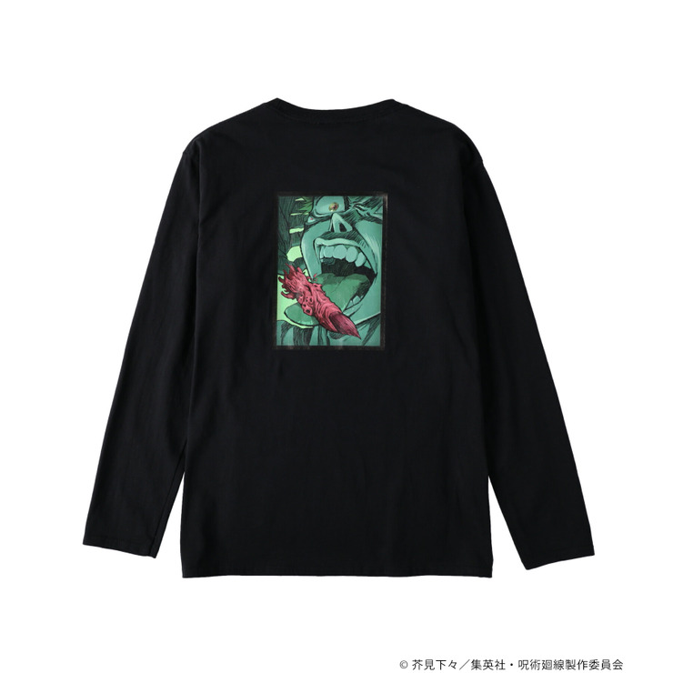 「ロングスリーブプリントTシャツ（呪術廻戦 x Right-on）」3,000円（税抜）（C）芥見下々／集英社・呪術廻戦製作委員会