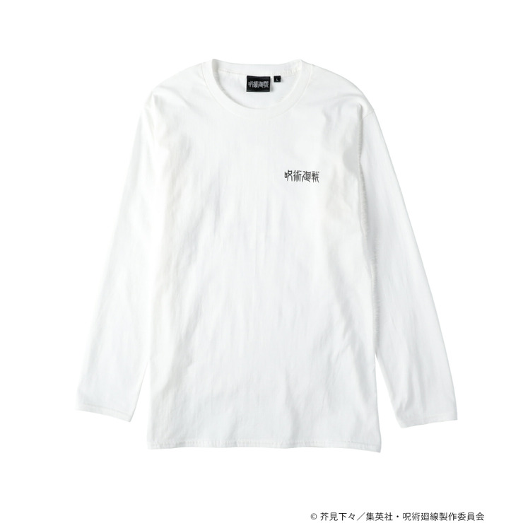 「ロングスリーブプリントTシャツ（呪術廻戦 x Right-on）」3,000円（税抜）（C）芥見下々／集英社・呪術廻戦製作委員会