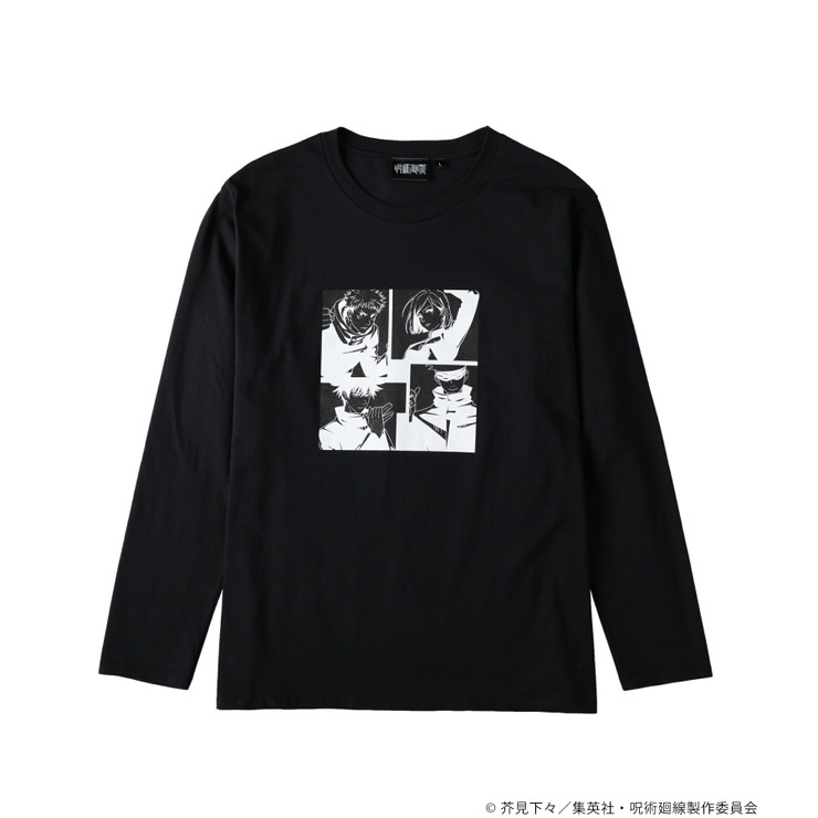 「ロングスリーブプリントTシャツ（呪術廻戦 x Right-on）」3,000円（税抜）（C）芥見下々／集英社・呪術廻戦製作委員会