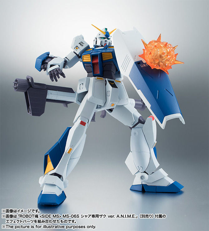 「ROBOT魂 ver. A.N.I.M.E. <SIDE MS> RX-78NT-1 ガンダムNT-1 ver. A.N.I.M.E.」5,500円（税別）（C）創通・サンライズ