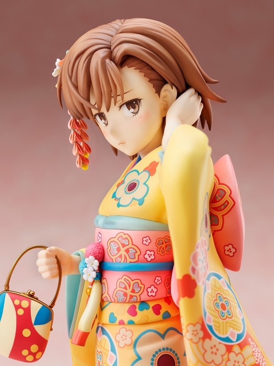 「御坂美琴 振袖 1/7スケールフィギュア」18,810円（税込）(c)2018 鎌池和馬／冬川基／ＫＡＤＯＫＡＷＡ／PROJECT-RAILGUN T