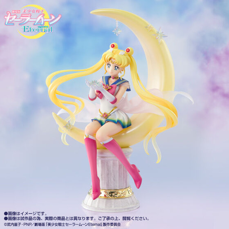 「Figuarts Zero chouette スーパーセーラームーン-Bright Moon & Legendary Silver Crystal-」8,250円（税込）（C）武内直子・PNP／劇場版「美少女戦士セーラームーンEternal」製作委員会