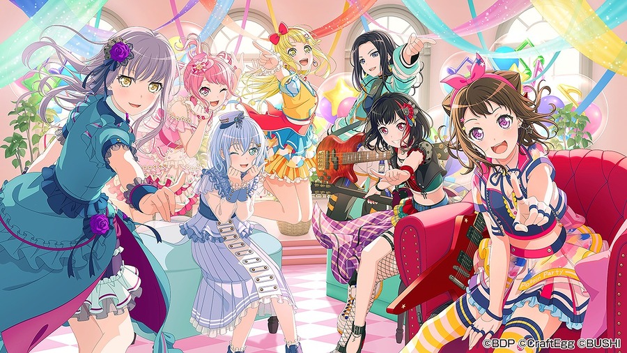 『バンドリ！ ガールズバンドパーティ！』新キービジュアル（C）BanG Dream! Project （C）Craft Egg Inc. （C）bushiroad All Rights Reserved.