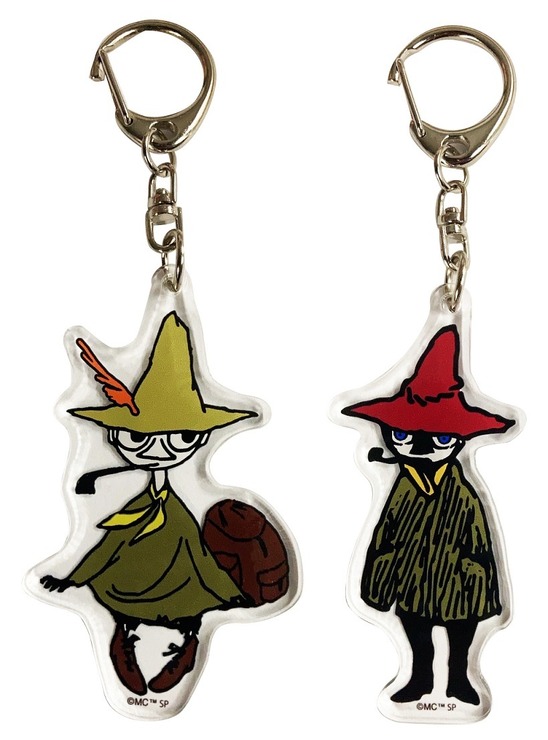 「MOOMIN POPUP STORE by Small Planet」アクリルキーホルダー（スナフキン・ヨクサル）（C）Moomin Characters