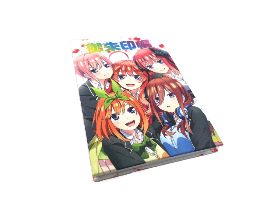 「五等分のお祈り」五等分の御朱印帳・3,300円（税込）（C）春場ねぎ・講談社／「五等分の花嫁∬」製作委員会