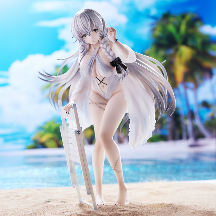 「『アズールレーン』ハーマイオニー ピュアホワイトホリデーVer.」22,000円（税込）（C）2017 Manjuu Co.,Ltd. & Yongshi Co.,Ltd. All Rights Reserved.（C）2017 Yostar, Inc. All Rights Reserved.