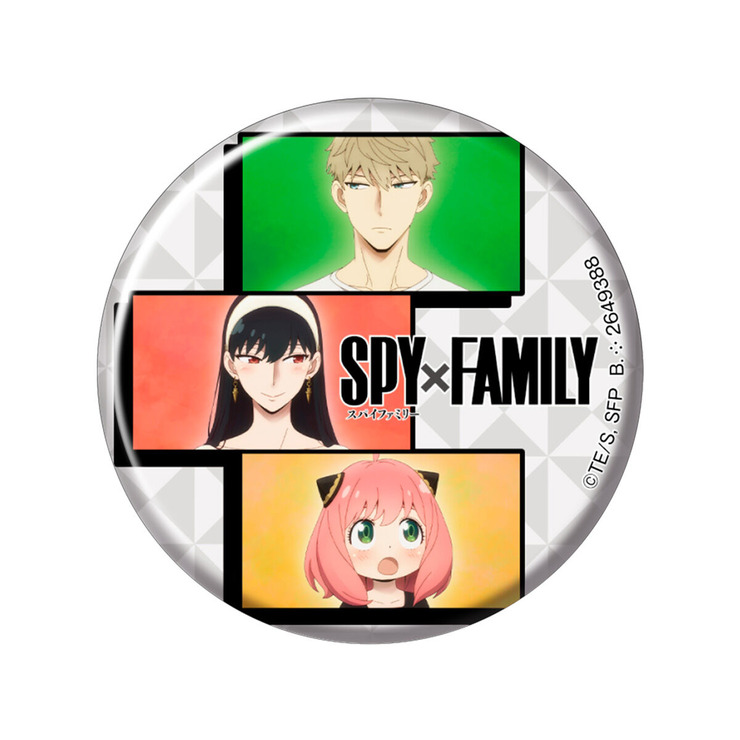 「SPY×FAMILY あそーとこれくしょん2」ホログラム缶バッジ（C）遠藤達哉／集英社・SPY×FAMILY製作委員会