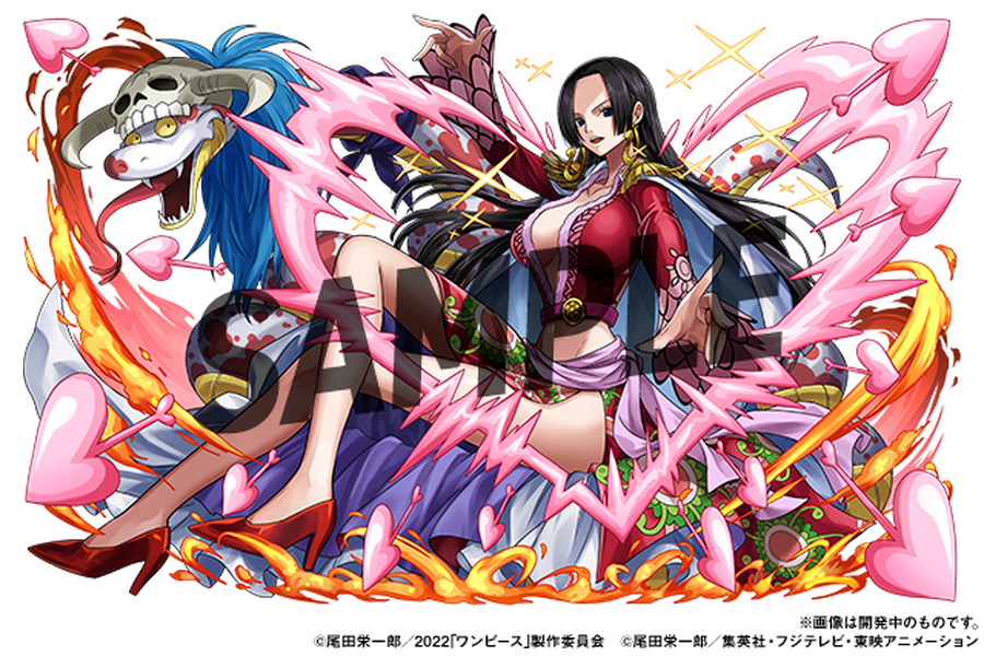 『パズル＆ドラゴンズ』×『ONE PIECE FILM RED』コラボ「ボア・ハンコック」（C）尾田栄一郎／2022「ワンピース」製作委員会（C）尾田栄一郎／集英社・フジテレビ・東映アニメーション