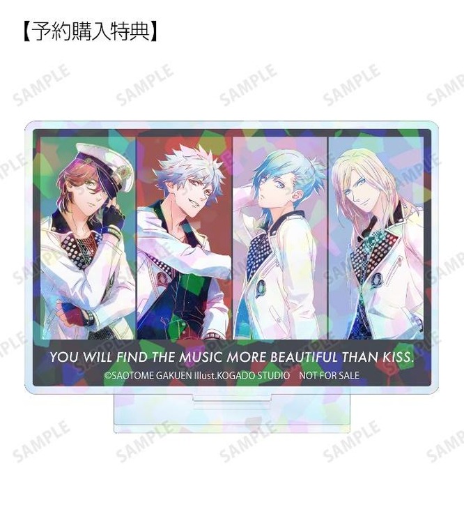 『うたの☆プリンスさまっ♪』QUARTET NIGHT Ani-Art 第3弾 ホログラムアクリルスタンド AMNIBUS&アニメイト通販限定特典（C）SAOTOME GAKUEN Illust.KOGADO STUDIO