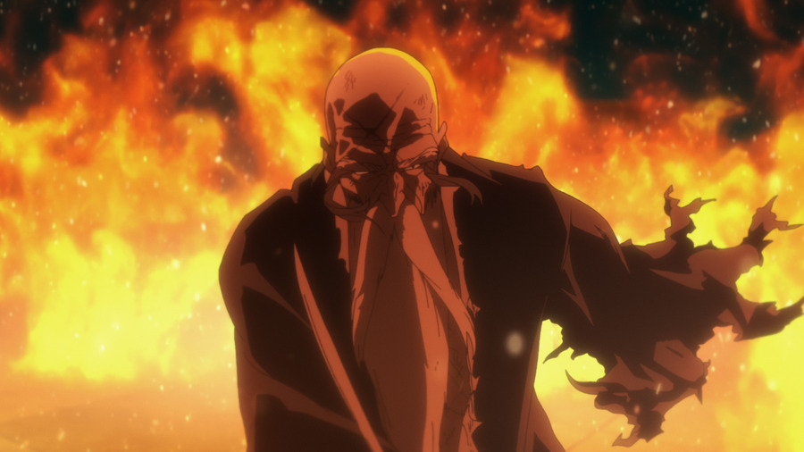 『BLEACH 千年血戦篇』第6話 「THE FIRE」先行場面カット（C）久保帯人／集英社・テレビ東京・ｄｅｎｔｓｕ・ぴえろ