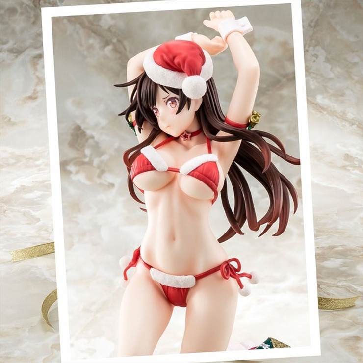 「彼女、お借りします 水原千鶴 サンタビキニdeふわもこフィギュア 2nd Xmas 1/6スケール 完成品フィギュア（箱入り娘）」21,780円（税込）（C）宮島礼吏・講談社／「彼女、お借りします」製作委員会2022