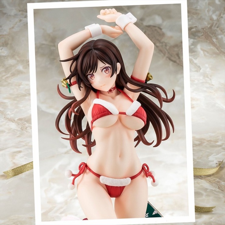 「彼女、お借りします 水原千鶴 サンタビキニdeふわもこフィギュア 2nd Xmas 1/6スケール 完成品フィギュア（箱入り娘）」21,780円（税込）（C）宮島礼吏・講談社／「彼女、お借りします」製作委員会2022