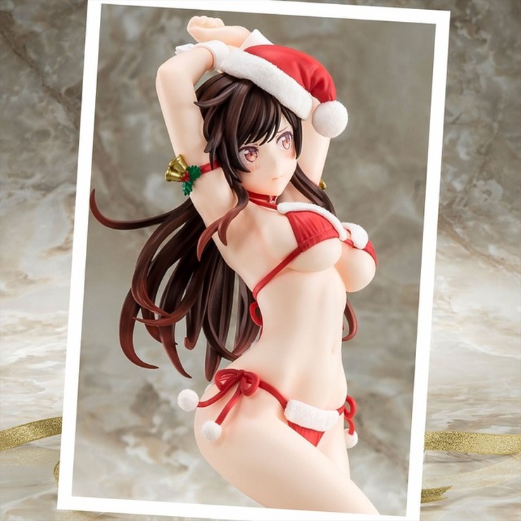 「彼女、お借りします 水原千鶴 サンタビキニdeふわもこフィギュア 2nd Xmas 1/6スケール 完成品フィギュア（箱入り娘）」21,780円（税込）（C）宮島礼吏・講談社／「彼女、お借りします」製作委員会2022