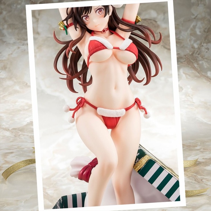 「彼女、お借りします 水原千鶴 サンタビキニdeふわもこフィギュア 2nd Xmas 1/6スケール 完成品フィギュア（箱入り娘）」21,780円（税込）（C）宮島礼吏・講談社／「彼女、お借りします」製作委員会2022