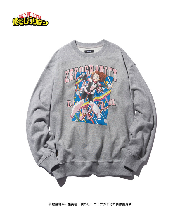 「glamb×僕のヒーローアカデミア」Ochaco Uraraka Sweat （C）堀越耕平／集英社・僕のヒーローアカデミア製作委員会